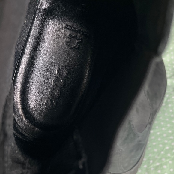 Ecco Black Suede Chelsea Boots, 42 - Picture 7 of 7